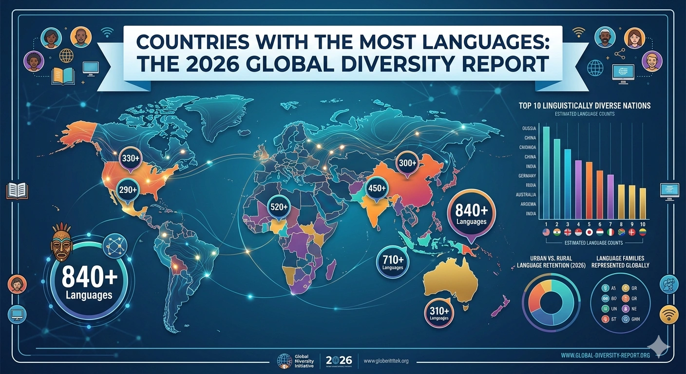 Countries with the Most Languages: The 2026 Global Diversity Report