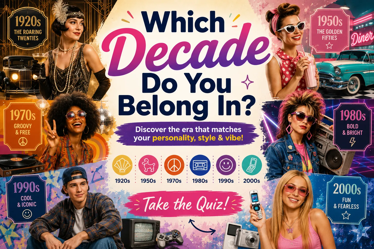Which Decade Do You Belong In?