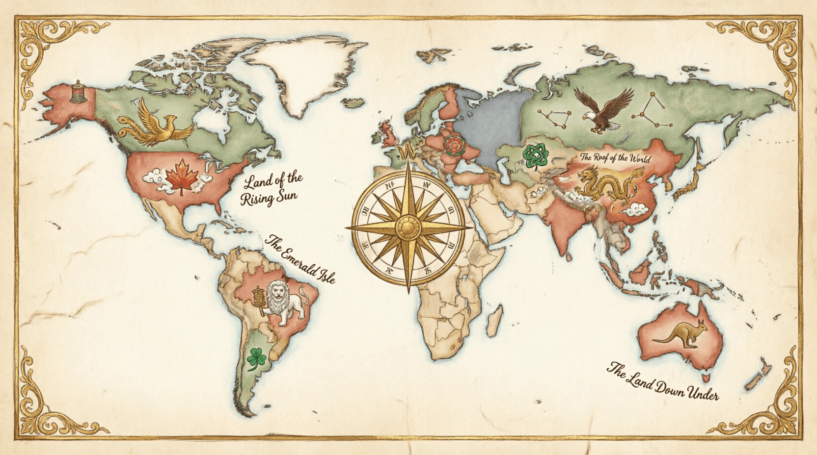Country Nicknames & Symbols
